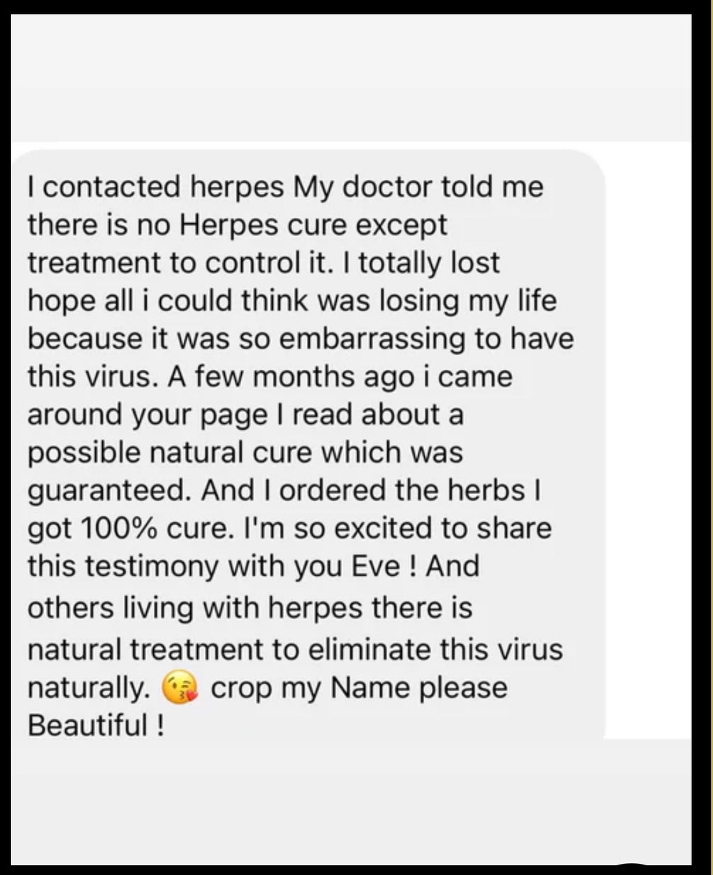 (Herpes) HSV1-2 / HPV / AIDS / SYPHILIS- Natural Herbs